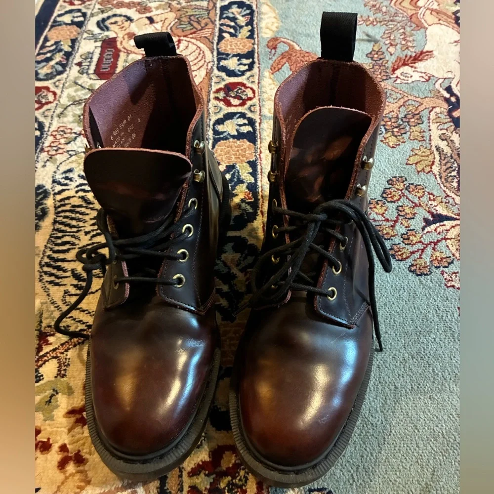 NPS Solovair x Toast Jade Boots UK 6 Burgundy - Picture 2 of 10